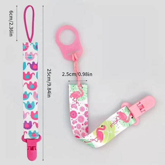 Schnuller-Halter 2025: 1/4pcs Cute Durable Pacifier Holder Clips Boys Girls - Perfect Gift Holidays Collection