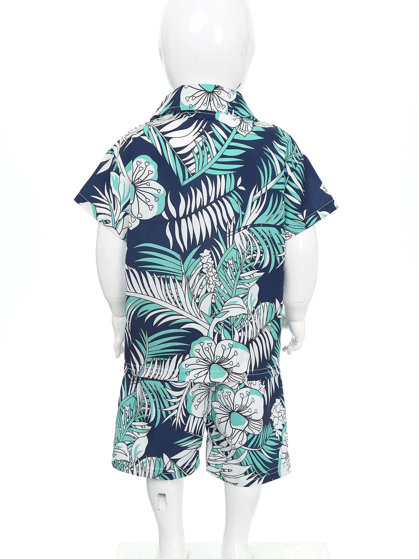 Jungen-Sommer-Set 2025: Hawaii-Hemd & Shorts - Premium Vacation Collection