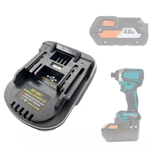 AR18MT Adapter For Ridgid / AEG 18V Lithium Battery To For Makita 18V Li-ion Battery Tools BL1830 BL1840 For Battery Convert