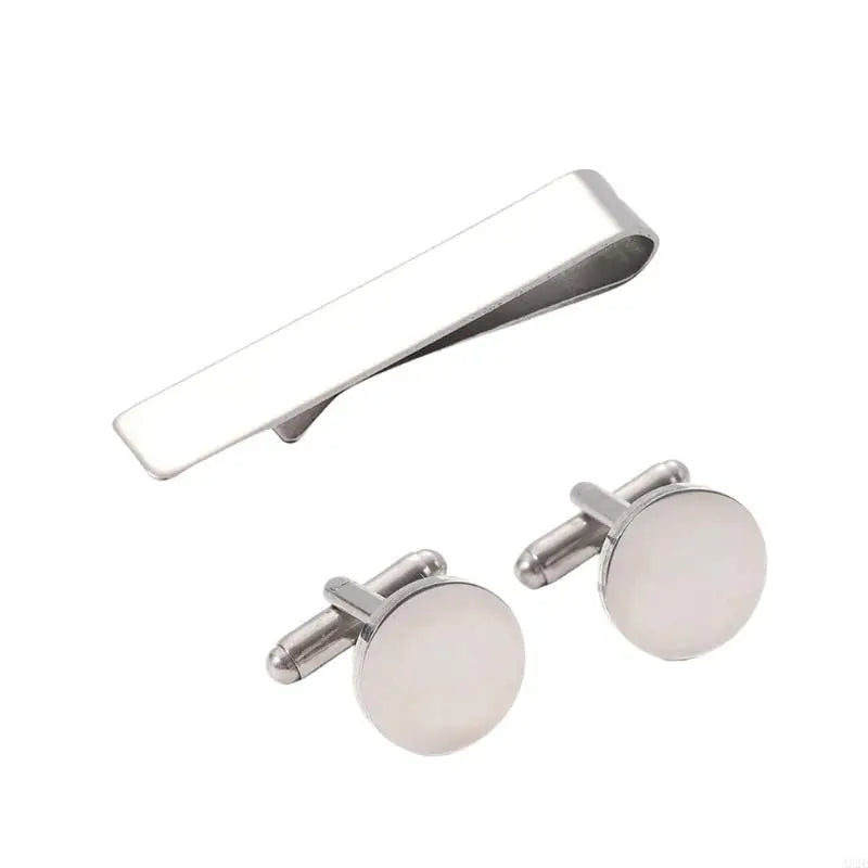 Angelady A52E Manschettenknopf Set Modern - Edelstahl Unisex