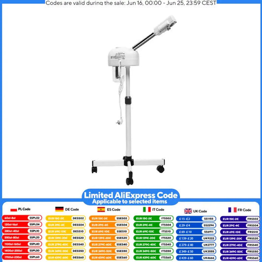 Aparat de aburit facial cu ozon 2025 - Pentru sănătate și frumusețe