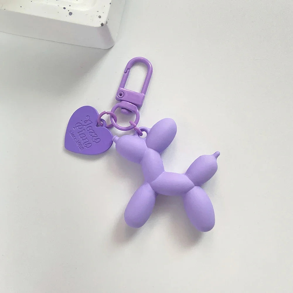 Damen Schlüsselanhänger 2025 - Adorable Balloon Dog Y2k Bag Charms Cute Puppies Acrylic