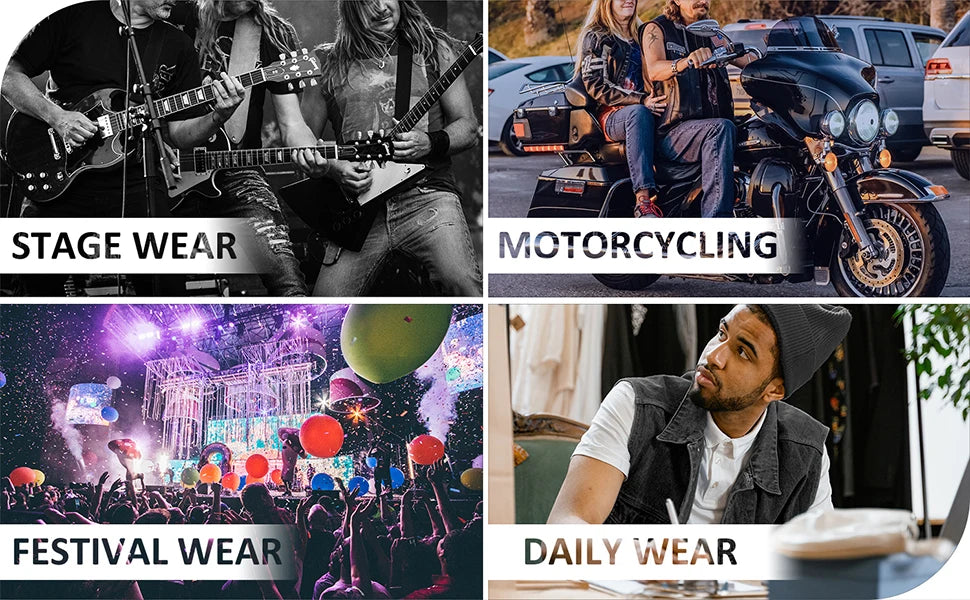 Men's Denim Vest Sleeveless Jackets Cotton Retro Streetwear Ripped Blue Jean Vests Fashion Hip Hop Waistcoat Men Clothing