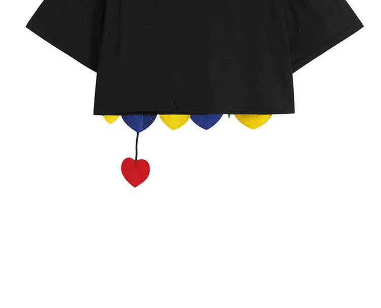 Woman T-shirts 2022 New Summer Cotton Chiffon Tops Casual Short Solid O-Neck Heart Girls T-shirt Y2k Top