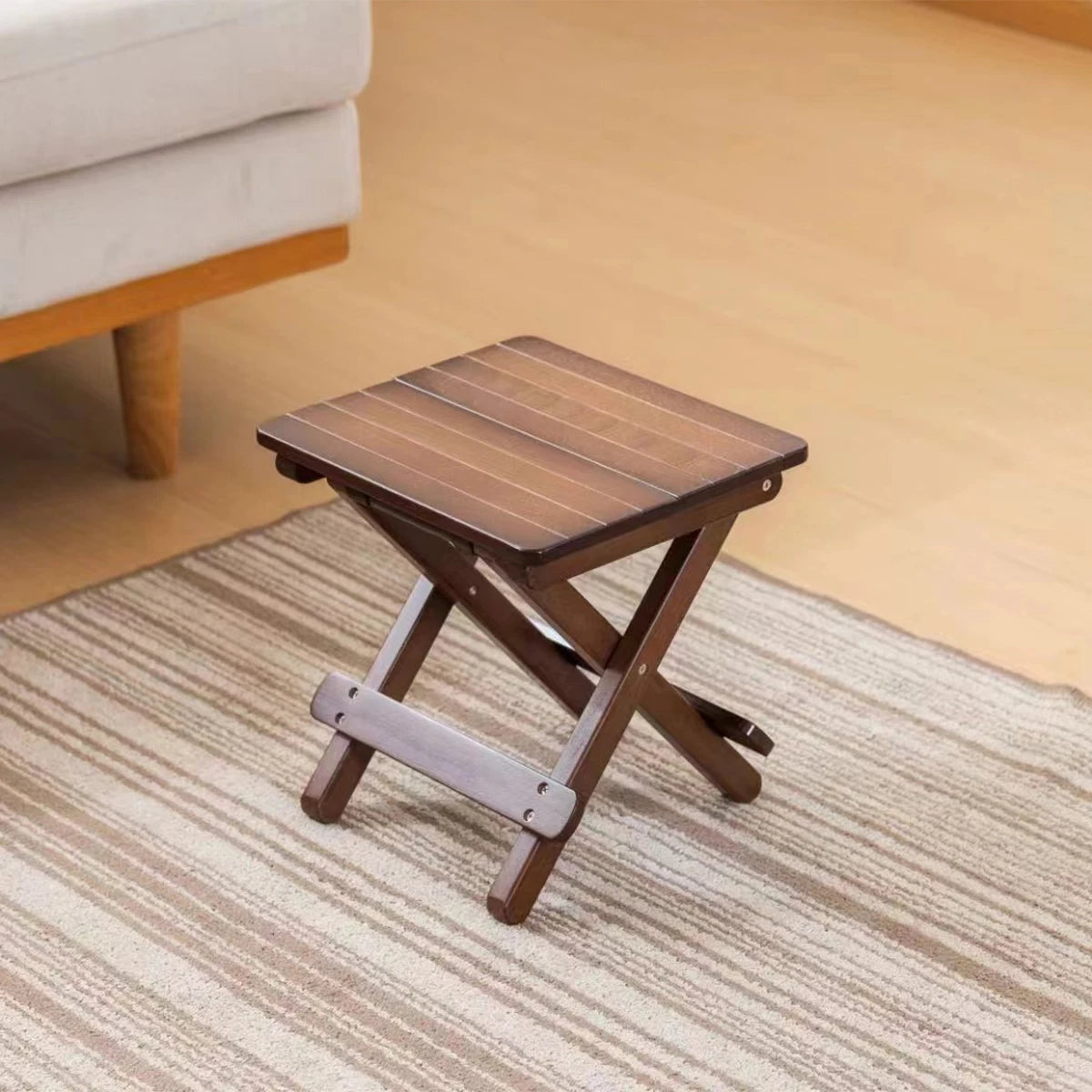 Folding Stool,Outdoor Folding Side Table, Portable Side Table, Small Side Table, Accent Table, Small Coffee End Table
