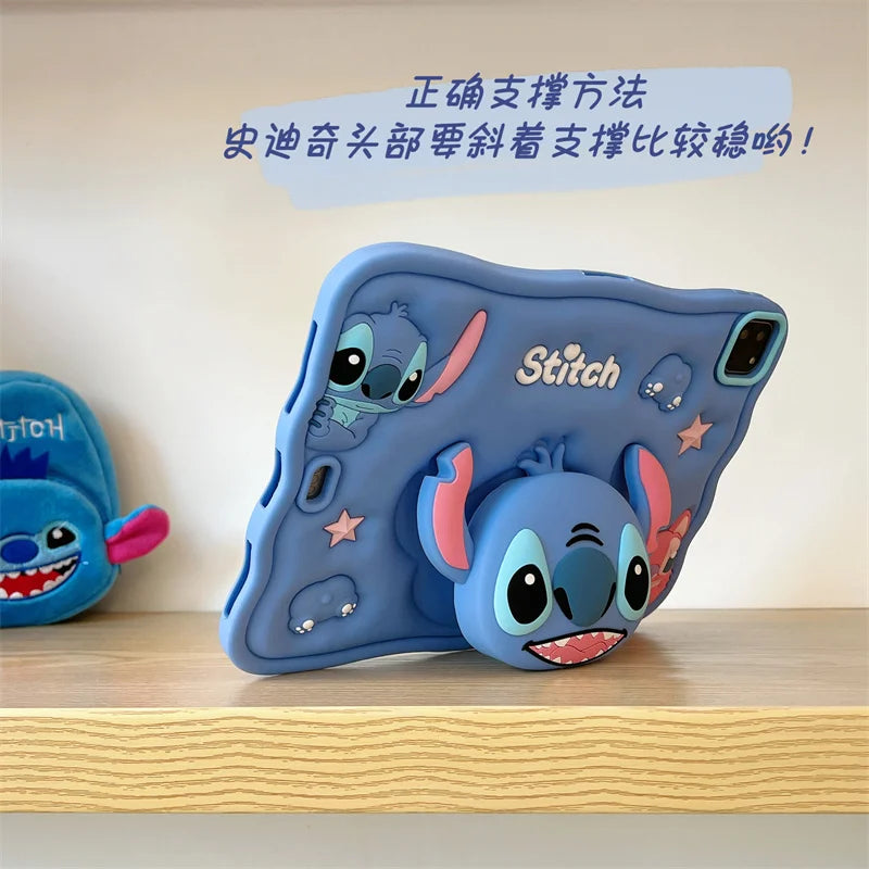Stich 3D Cartoon Silikon - iPad 10,2/10,9 Zoll, stoßfest