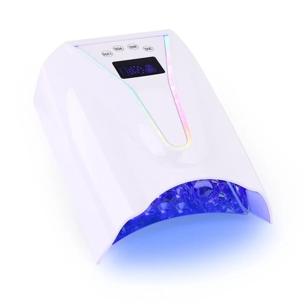 SN497 UV LED Nageltrockner Kabellos - 128W 45 LEDs Akku