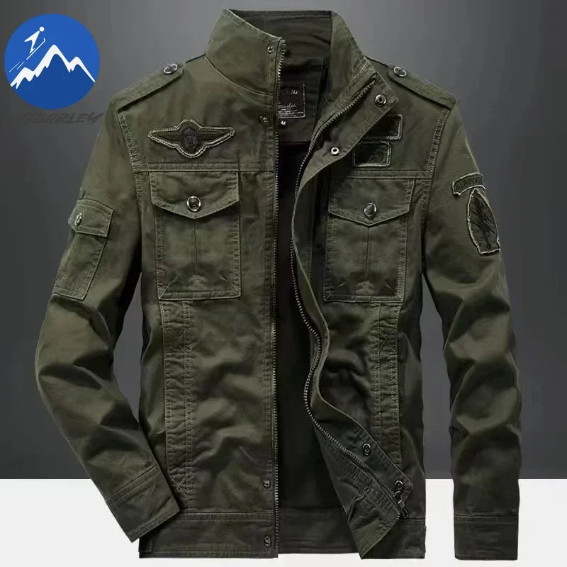 KletPro Casual-Jacke Pilotstil- Kapazität:2TaschenGröße6XL