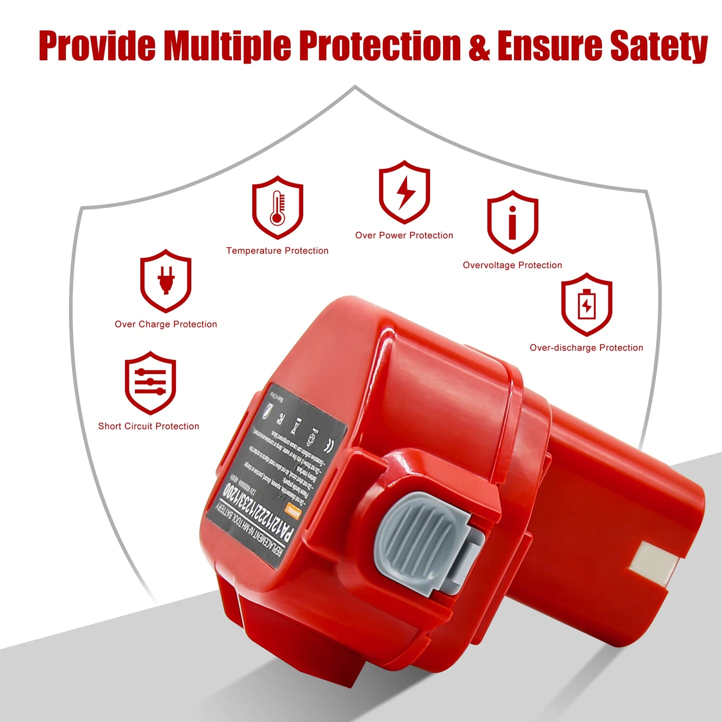 Akku 2025: 12V 4000mAh Makita PA12 Ni-Mh - 1200 1220 1201 1222 Power Tool Batteries Collection