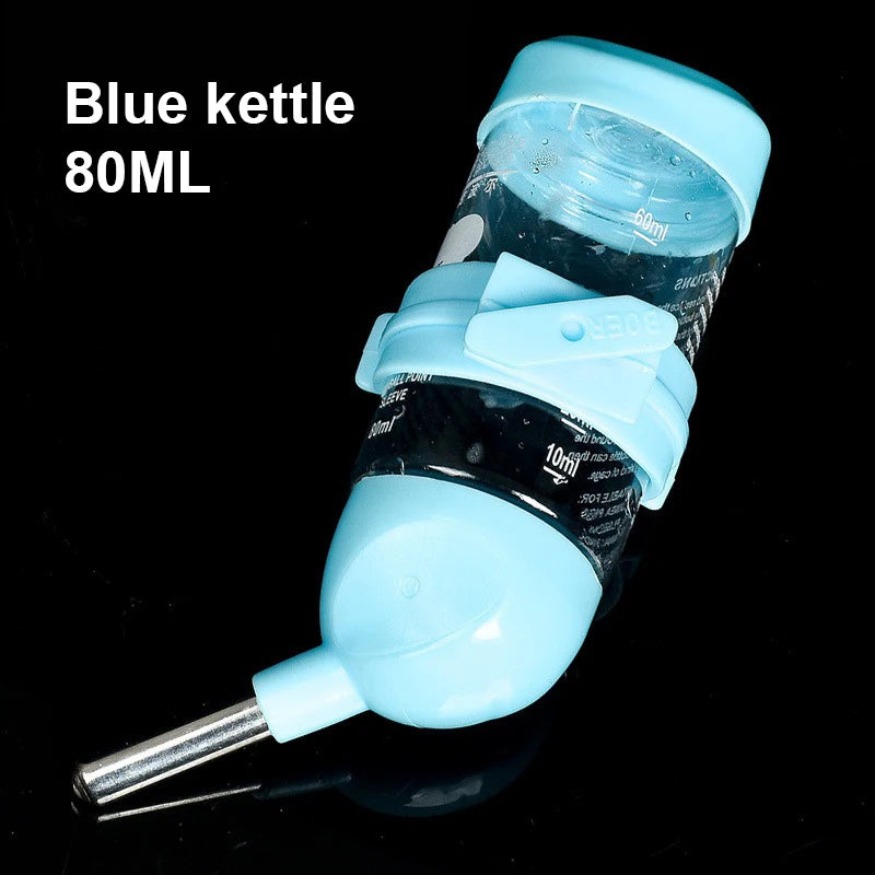 New Pet Hamster Automatic Feeder Small Hedgehog Golden Bear Feeder Water Dispenser Vertical Ball Water Bottle Pet Supplies