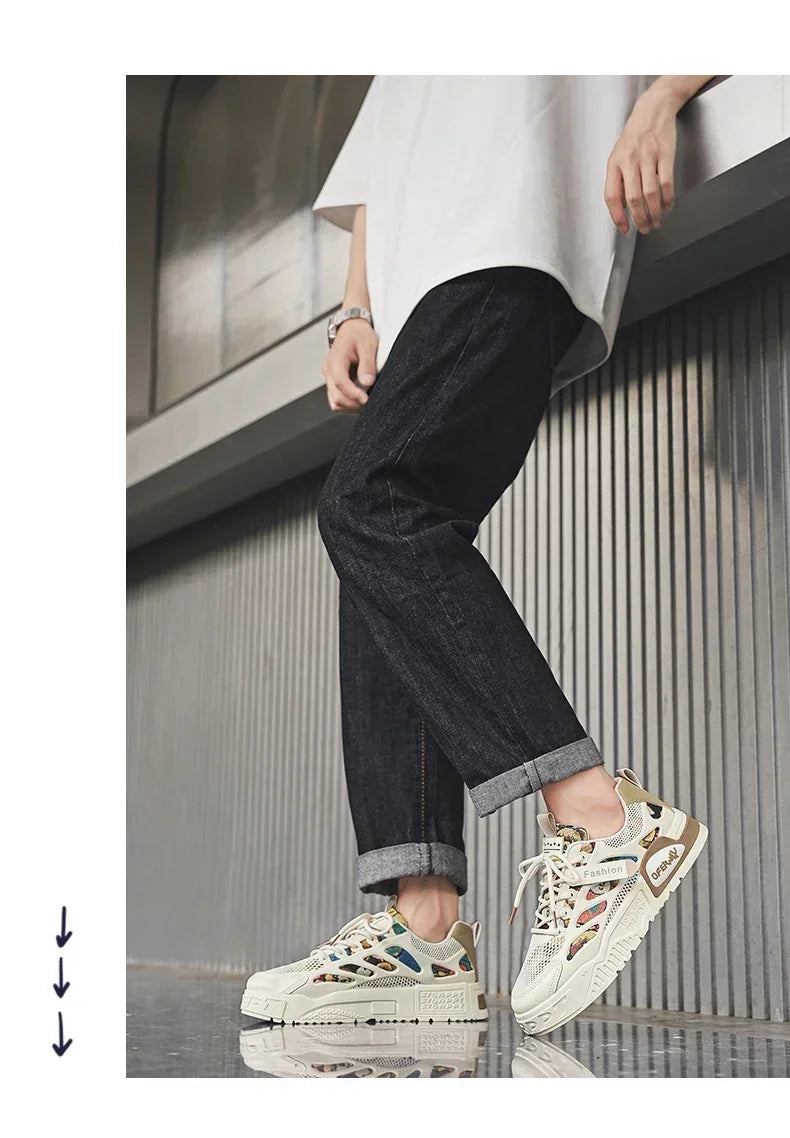 Zapatillas Hombre 2024 - Adidași de lux pentru skateboard, Tenis Masculino Respirable și Cómodo (Casual/Running)