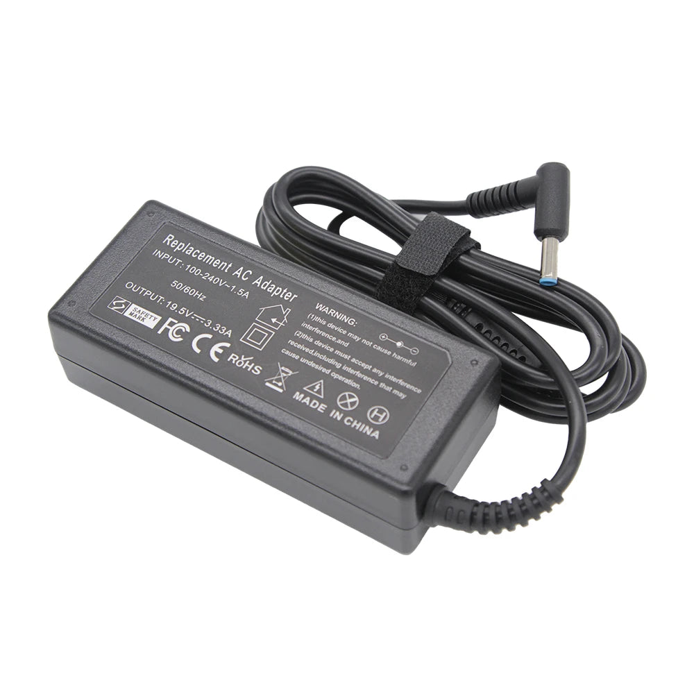 Laptop-Netzteil 2025: 19.5V 3.33A 65W 4.5*3.0mm Laptop Charger Adapter - HP Envy 17-j010us Pavilion 15-j000 Chromebook 11 G4 G5 EE 14 G3 246 G4 248 Collection