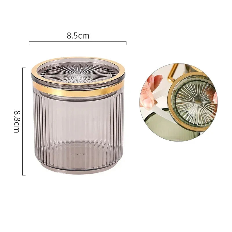 Choice Gewürzspender Acryl Transparent - 200ml Tablett 4er