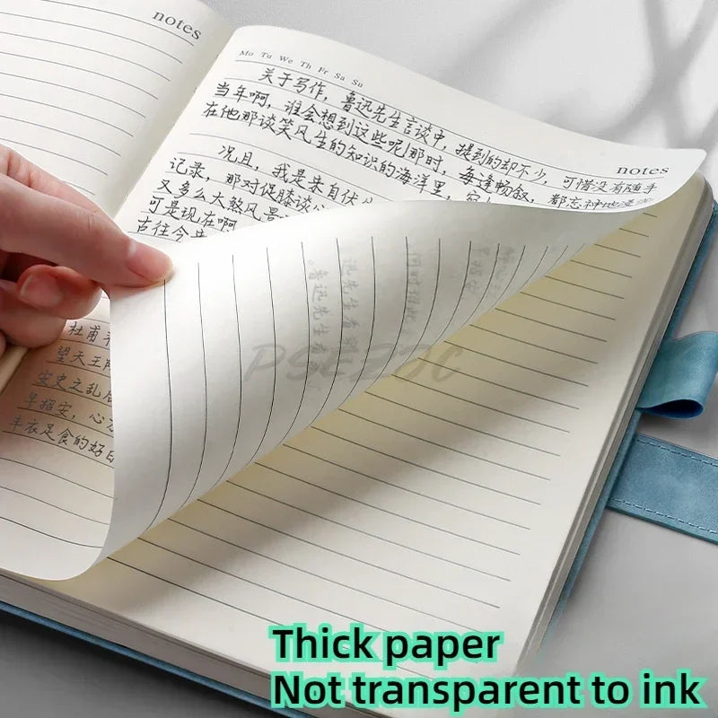 Hign-concerned TH0155 Ultra Dickes Notizbuch - A4 Softleder