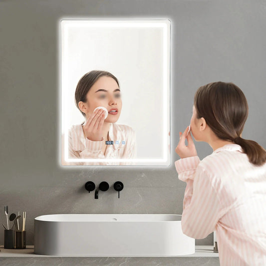 Lumina Badezimmerspiegel LED Dimmbar Antibeschlag Touch-Schalter