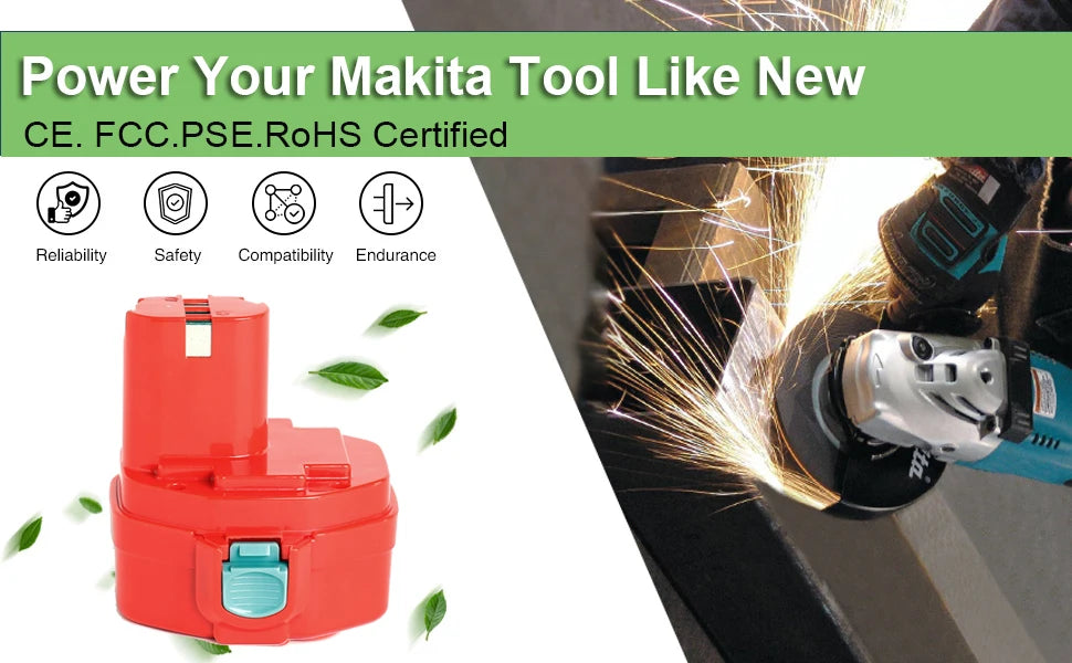 Baterie de schimb ELEOPTION 14.4V - 3000mAh 2000mAh 55mm Compact