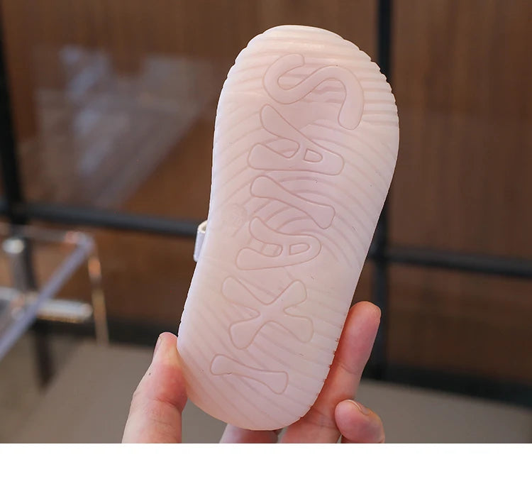 Baby-Sandalen 2025: Jelly-Sohle Zehenschutz Strand Sicherheit - Beach Safety Kollektion 6 Monate-3 Jahre