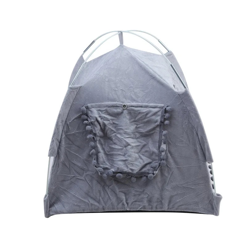 Premium Katzenzelt Bett Komfort - Plüsch 40x40 cm Bis 8 kg