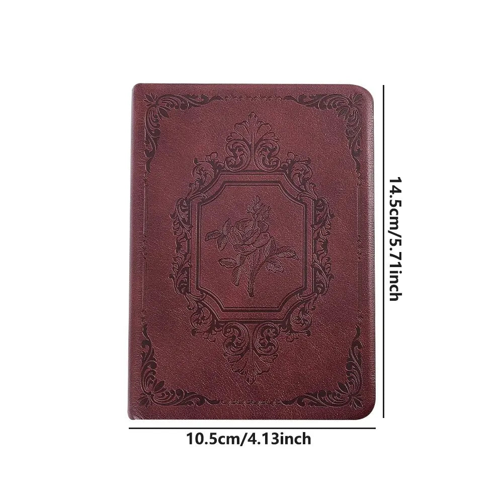 Choice A6 Vintage PU Leder Notizbuch - 144 Blatt Liniert
