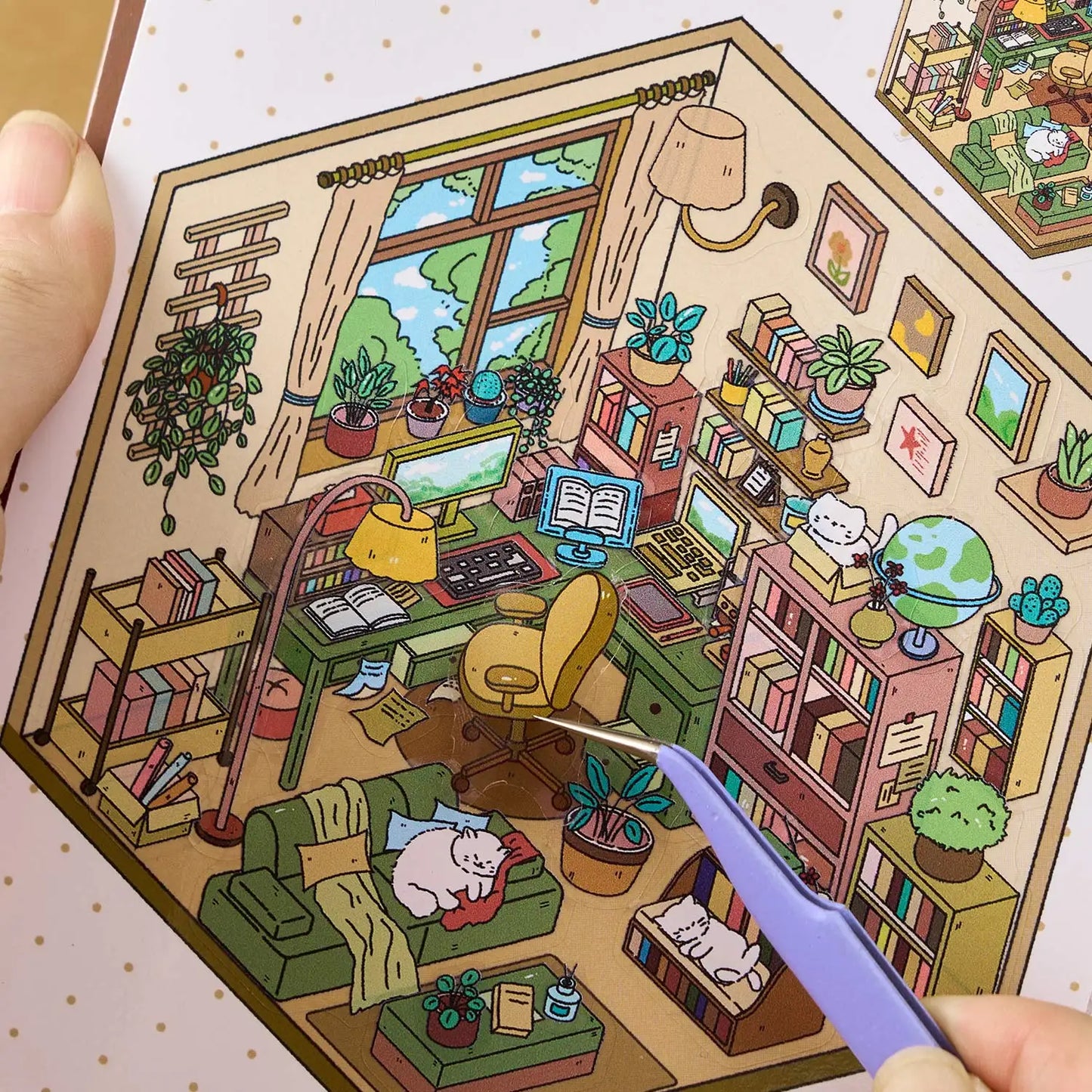 Kawaii 20in1 3D Cartoon Aufkleber - DIY, 190x135mm