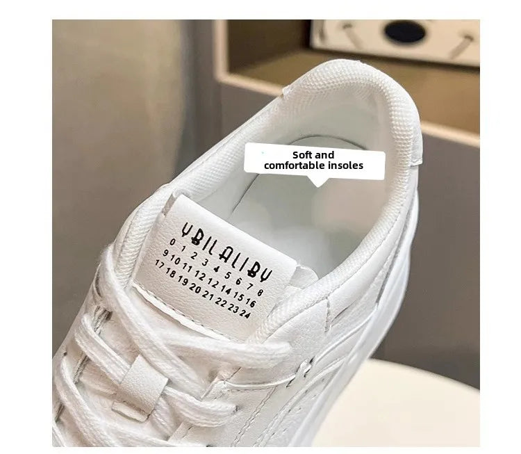 Women9 CM Platform Sneakers Casual Outdoor Simple Design Skateboard Comfortable Lace Up Sneakers Running Sports Shoes Female 40