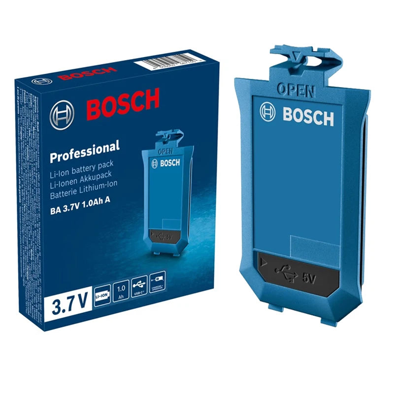 Bosch Laser Range Finder 3.7V Li-ion Battery Type-C Rechargeable Replacement Battery For GLM50-22 GLM50-25 GLM50-27 GLM50-23