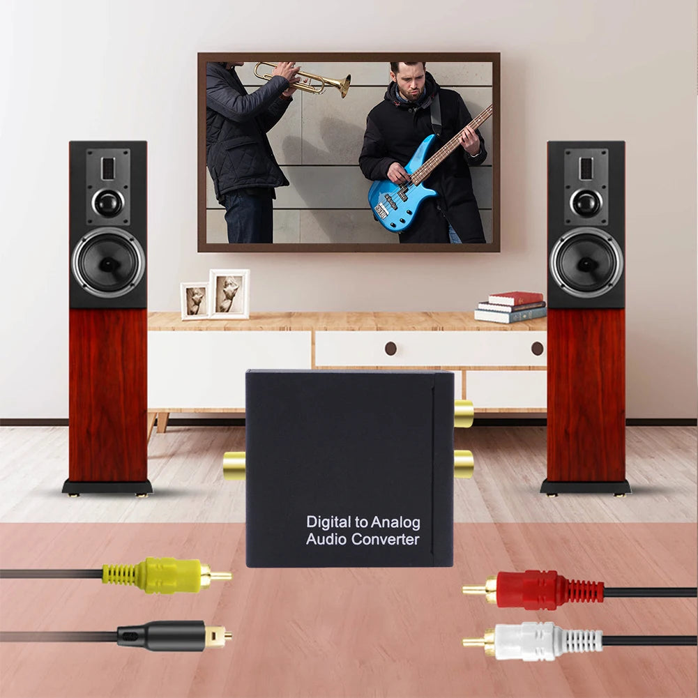 Audio-Konverter 2025: 192KHz Digital To Analog Converter Coaxial SPDIF RCA 3.5mm Optical DAC Decoder Collection