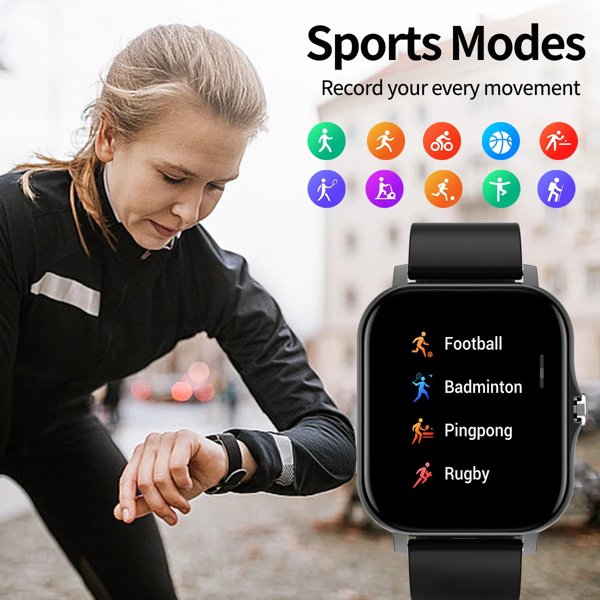 Smartwatch 2025: Outdoor Sports Wireless Calling - Multifunktional Herren Damen Sport Collection