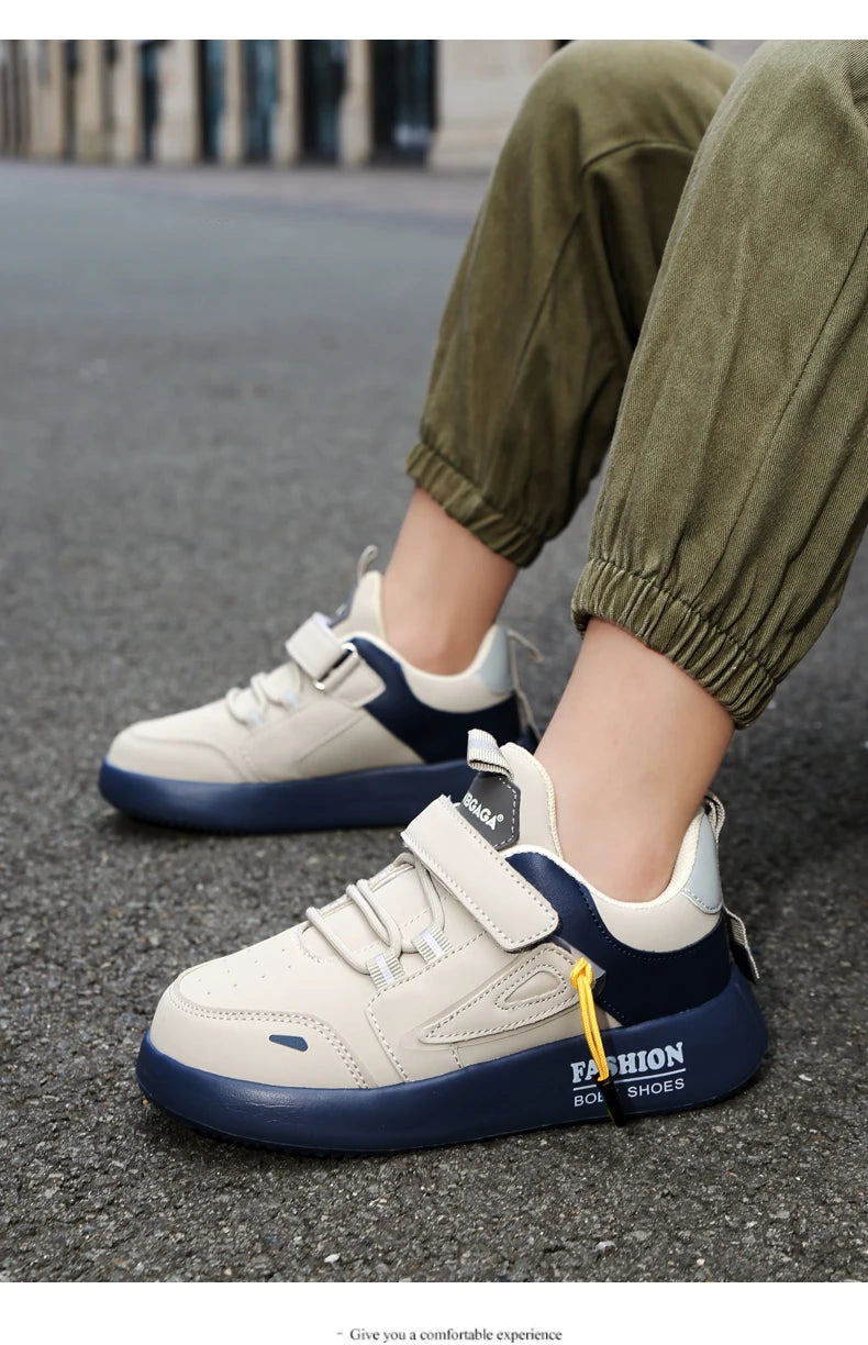 Jungen Mode Skate Schuhe 2025 - Dämpfende Sohle Fußgewölbe-Unterstützung - Plattfuß Casual Sneakers Schulschuhe