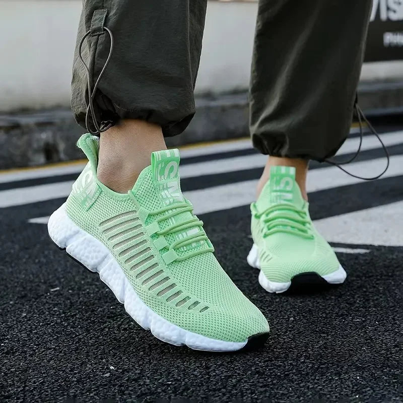 Sneakers Men's Shoes Are Lightweight Simple Fashionable Casual Outdoor Breathable Mesh Soft Soled Running Tenis Masculino Shoes