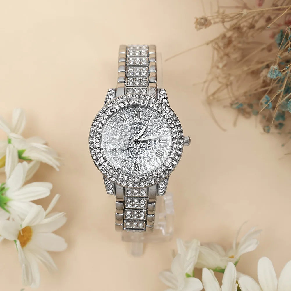 Luxus-Diamant-Stahl-Watches-Bracelet-Ladies-Quartz-Watch-Rose-Gold-Womens-Wristwatch-Shiny-Crystal-Reloj-Mujer