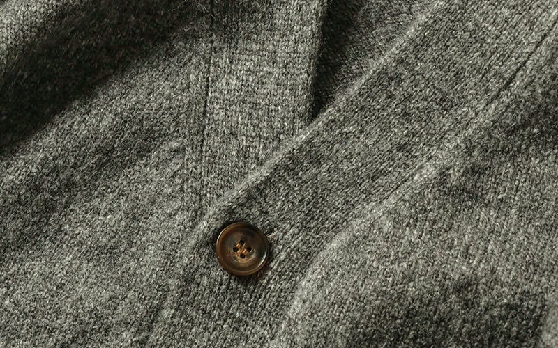 American Vintage Herren Cardigan Warm - Stark, M/L, V-Auss.