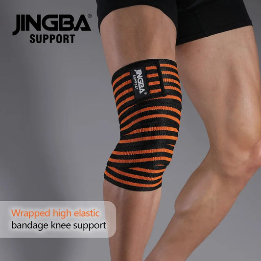 Kniebandagen 2025: JASONTUTU 1 PC Knee Wraps Men Fitness Weight Lifting - Elastic Bandage Compression Knee Support Sports Strap Protector Bands Pad Collection