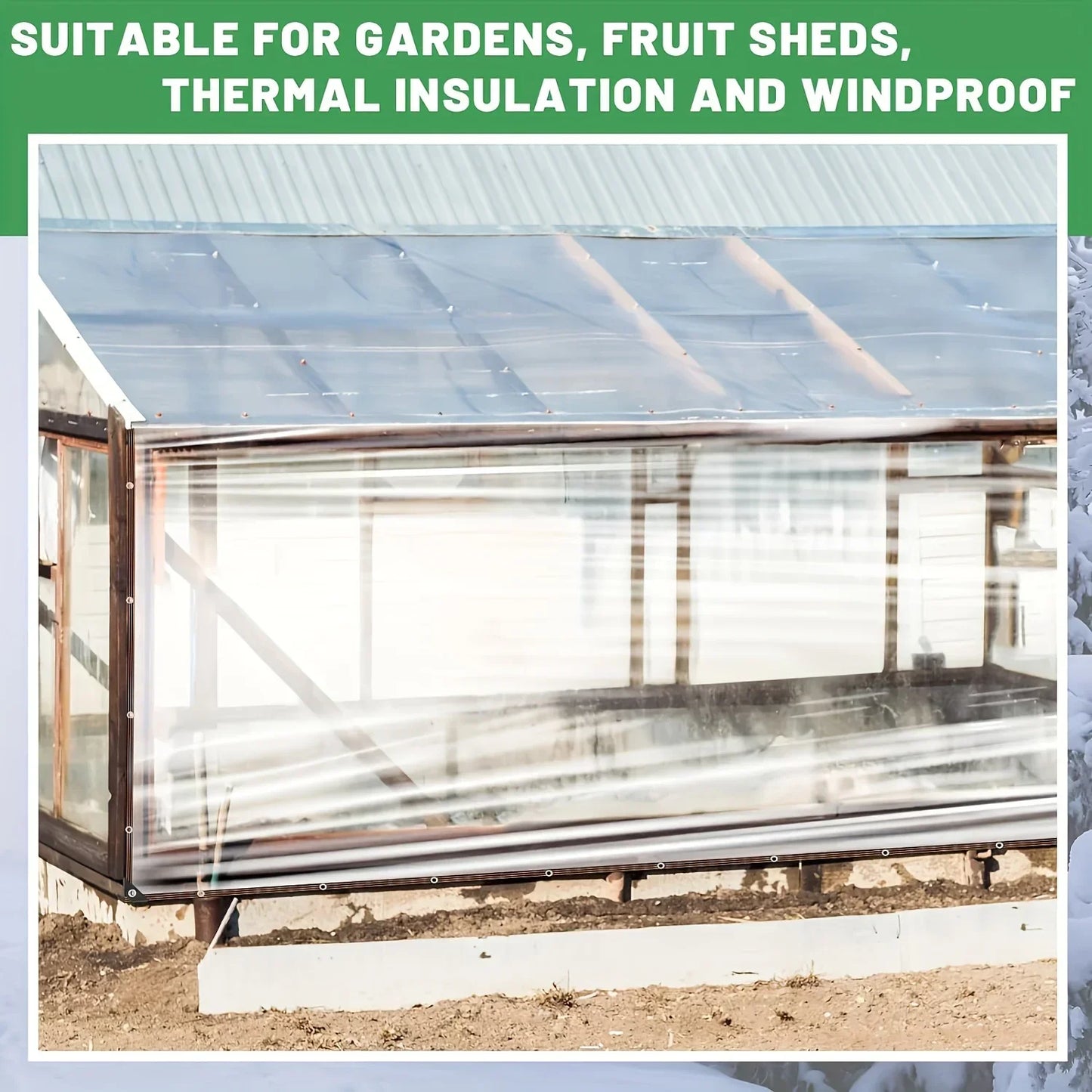 Plane 2025: Clear Waterproof Tarp Seal Ring - Rainproof Outdoor Garden Cover Patio Chicken Coop Porch Canopy Camping Collection