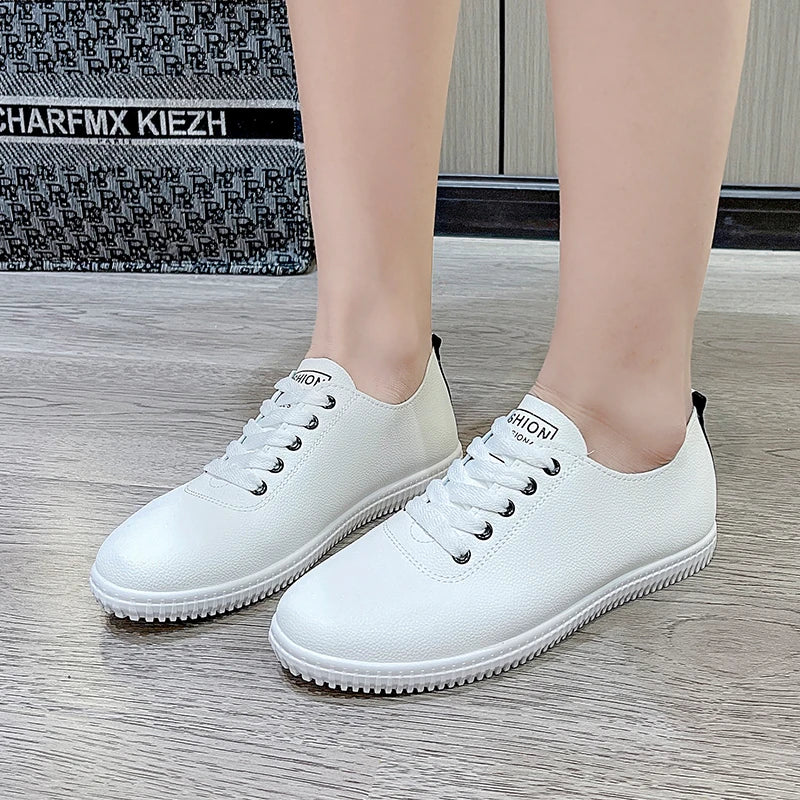 Women Shoes Summer 2024 Spring Women White Casual Shoes Breathable Flats Fashion Breathable Women Sneakers