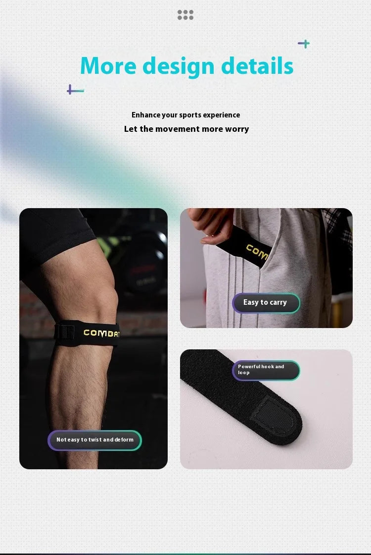 Kniebandage 2025: DUTRIEUX Cowhide Patella Strap Gym Fitness Knee Brace - Professional Running Knee Pads Protective Guard Men Women Kneecap Pad Collection
