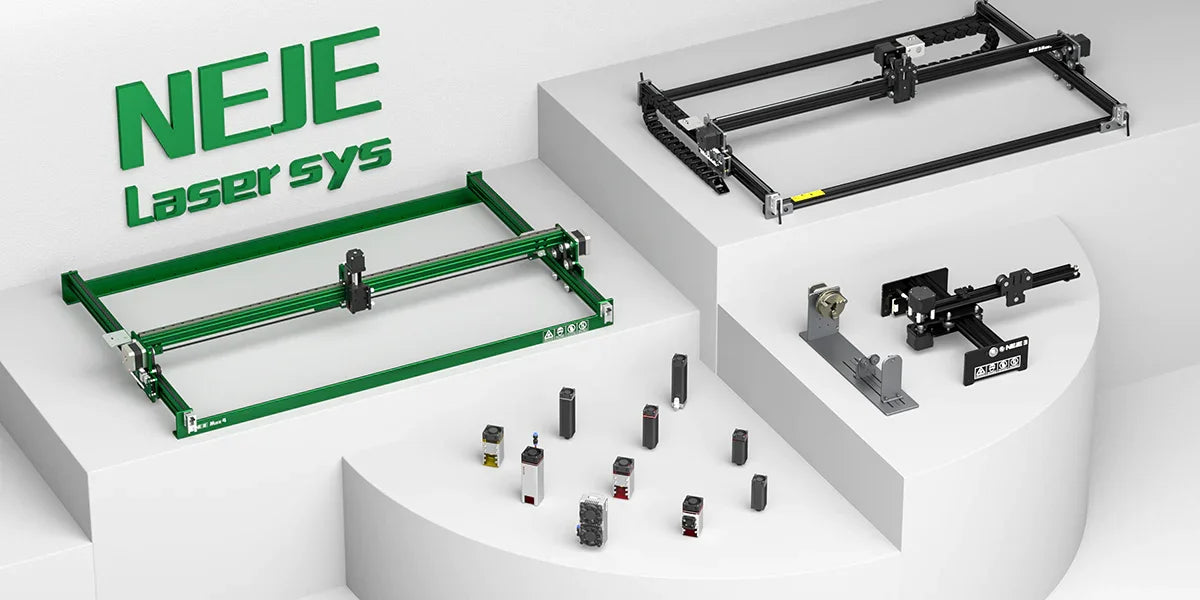 Lasergravur-Maschine 2025: NEJE 5 PLUS Laser Engraver 255 x 420 mm Professional Laser Engraving Machine Laser Cutter Lightburn Wireless Control Laser CNC Collection