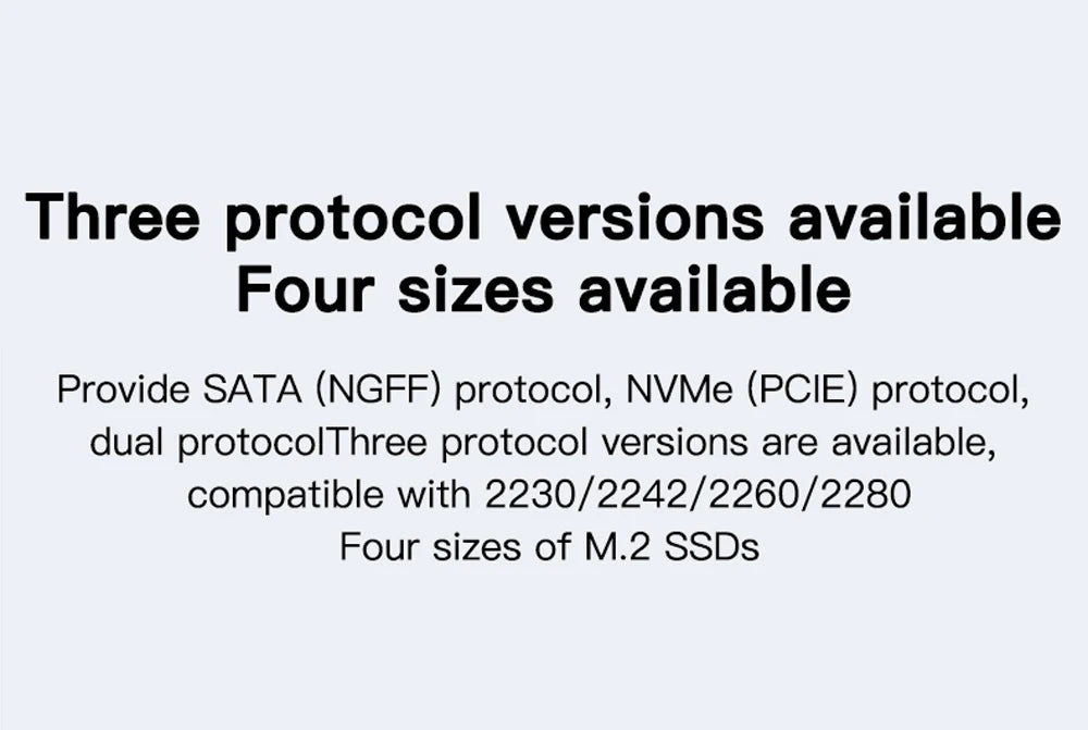 SSD-Gehäuse 2025: Meetiger M.2 SSD Enclosure - 10Gbps USB3.2 Type-C Aluminum NVMe SATA Collection