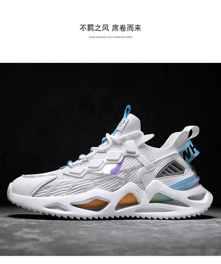 Pantofi sport pentru bărbați, pantofi sport cu creștere în înălțime, respirabili, pantofi sport cu amortizoare pentru alergare, pantofi sport pentru bărbați