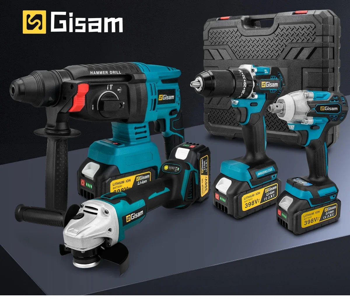 Kombi-Kitz Power-Tools-Sets Brushless
