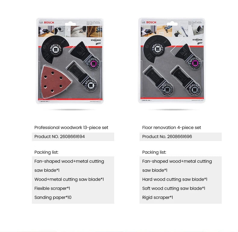 Bosch-Sägeblätter 2025: Starlock Oszillierend Multi-Tool - GOP Series Collection