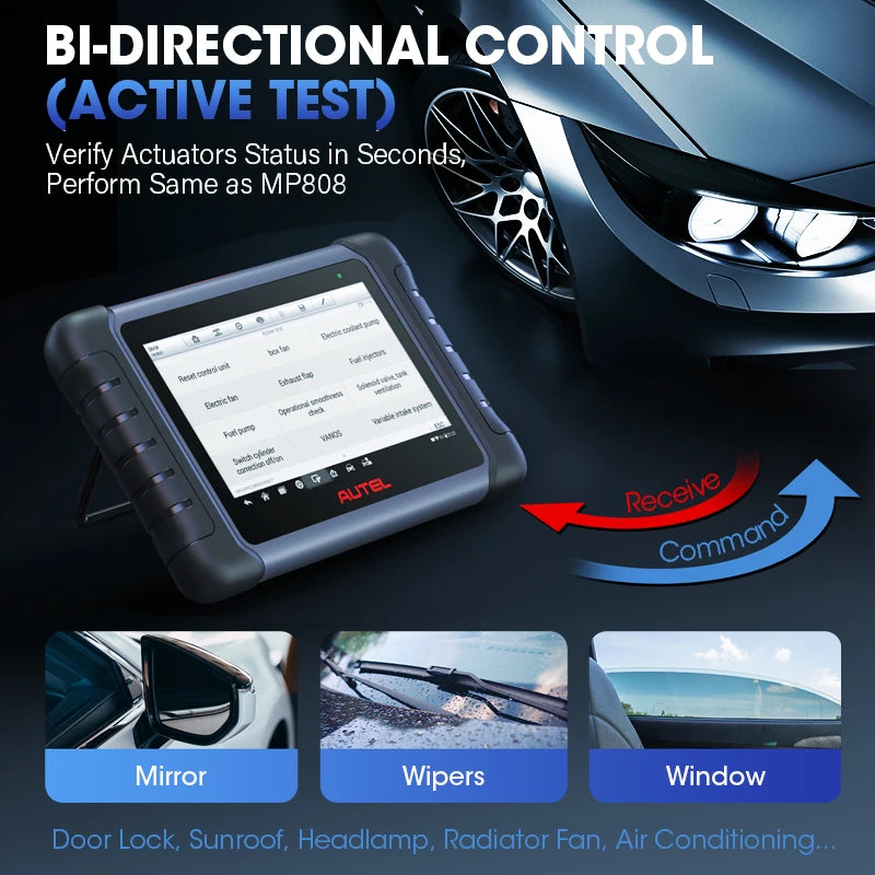 Autel MaxiCOM MK808S OBD2 Scanner Automotivo Auto Diagnose Werkzeug OBD 2 Scanner Aktiv Test Code Reader Schlüssel Codierung Werkzeug