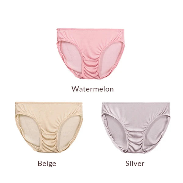 SuyaDream 3Stk/Los Frauen Höschen 100% Natürlich Seide Low-Rise Slips Gesund Basic Alltag Tragen Unterwäsche 2022 Neu Intimates