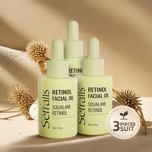 3pcs Retinol facial essence by séfralls moisturizing & oil-water balancing care