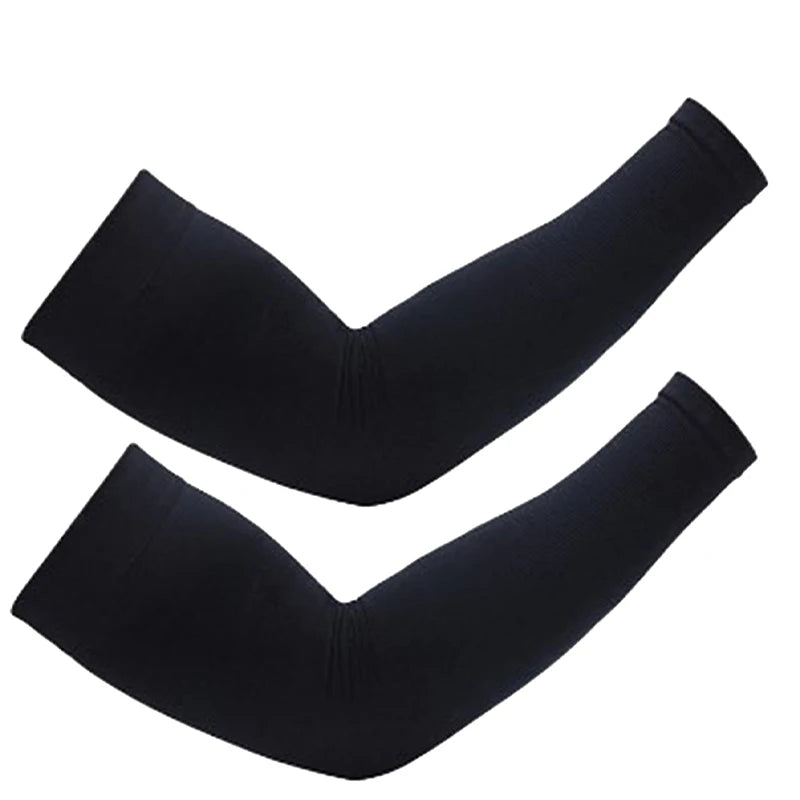 Kompressionsärmel 2025: 1Pairs Sports Arm Compression Sleeve Basketball Cycling - Summer Running UV Protection Volleyball Sunscreen Bands Collection