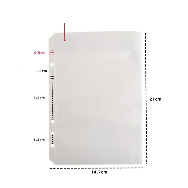 Macaron Color A5 Notizbuch 2025 - 6 Ringe Binder Planner Magnetic Buckle Schule