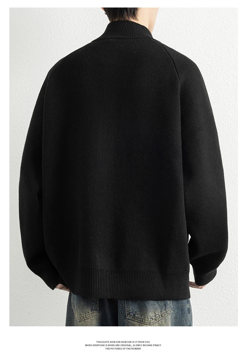 Choice M6001 Strickcardigan Stehkragen - Größe M, Polyamid