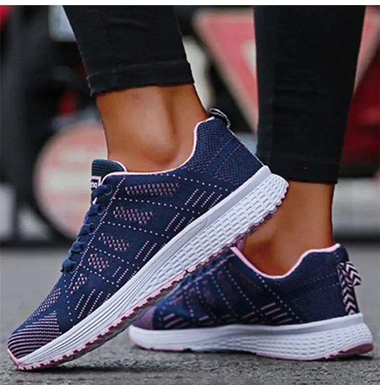 Women's Sneaker Fashion 2025 New Breathable Shoes Women Vulcanized Sneaker Woman Lace Up Tenis Feminino Sneakers For Women