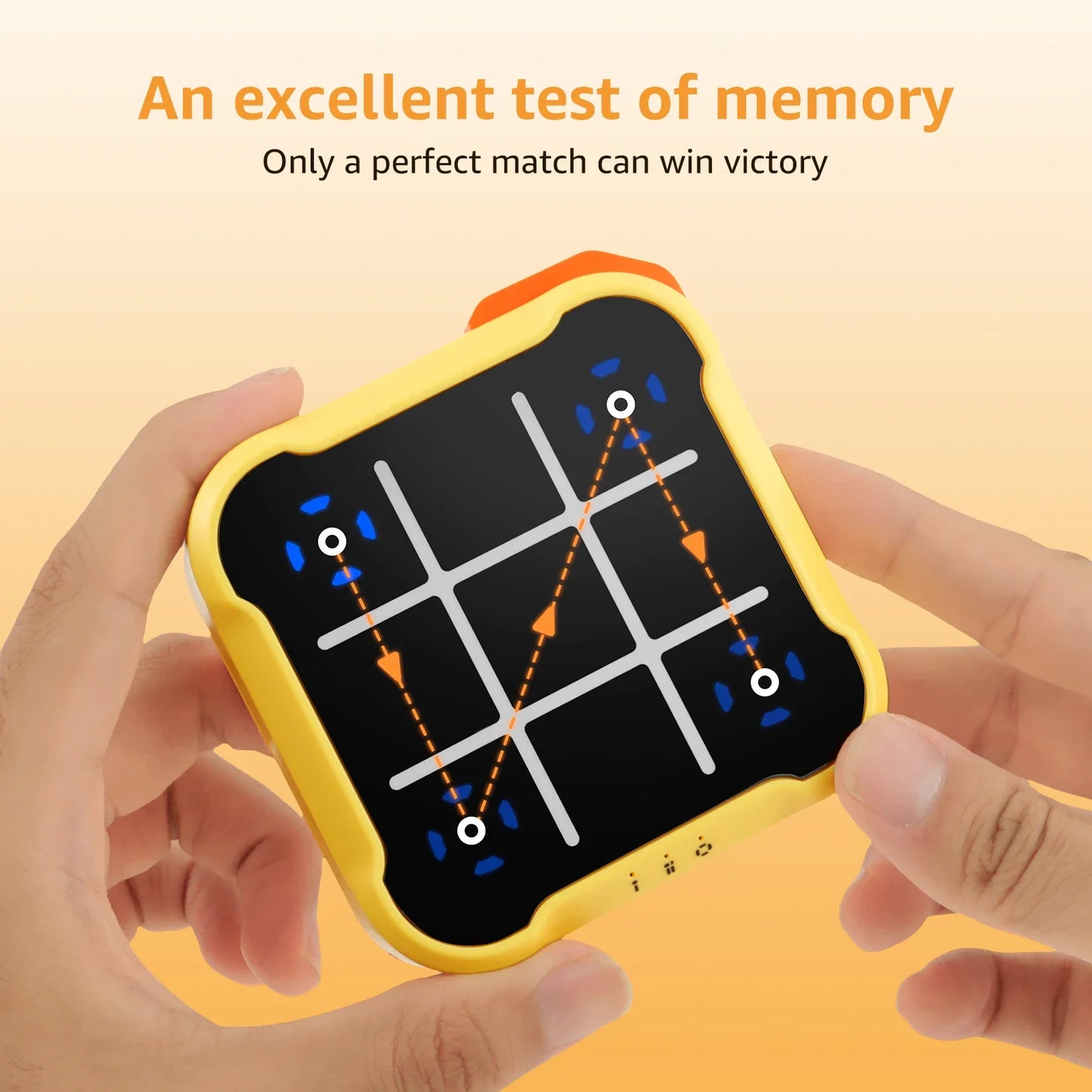 Tic Tac Toe Spiel Kinder Elektronisch Spielzeug Noughts And Crosses Spiel Gedächtnis Training Unendlich Tragbar Reise Spiele Für Kinder Erwachsene