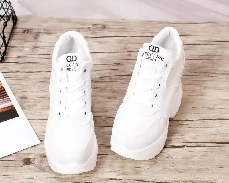 WGZNYN 187 Plateau Sneaker Atmungsaktiv - 10cm Absatz Mesh